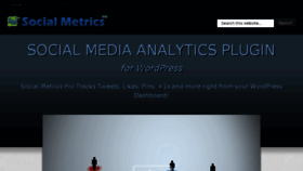 What Socialmetricspro.com website looked like in 2017 (6 years ago)