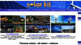 What Solar-kit.com website looked like in 2017 (6 years ago)
