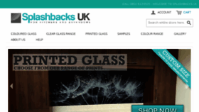 What Splashbacksuk.com website looked like in 2017 (6 years ago)