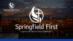 What Springfieldfirst.org website looked like in 2017 (6 years ago)
