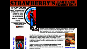 What Strawsbbq.com website looked like in 2017 (6 years ago)