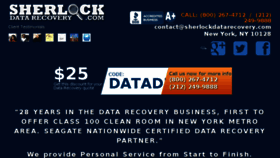 What Sherlockdatarecovery.com website looked like in 2017 (6 years ago)