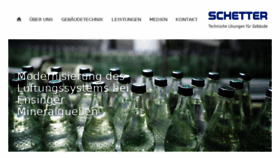 What Schetter.de website looked like in 2017 (6 years ago)