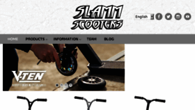 What Slammscooters.com website looked like in 2017 (6 years ago)