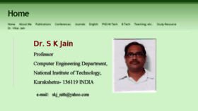 What Sanjaykumarjain.educatorpages.com website looked like in 2017 (6 years ago)