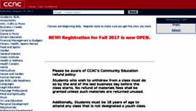What Shopcommunityed.ccac.edu website looked like in 2017 (6 years ago)