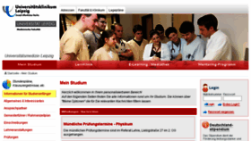 What Student.uniklinikum-leipzig.de website looked like in 2017 (6 years ago)