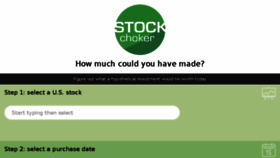 What Stockchoker.com website looked like in 2017 (6 years ago)