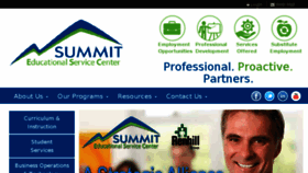 What Summitesc.org website looked like in 2017 (6 years ago)