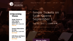 What Symphonic.org website looked like in 2017 (6 years ago)