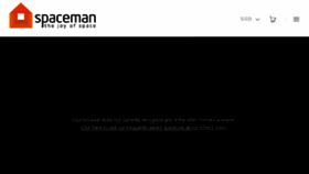 What Spaceman.com website looked like in 2017 (6 years ago)