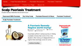 What Scalppsoriasistreatments.org website looked like in 2017 (6 years ago)