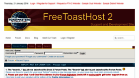 What Support.toastmastersclubs.org website looked like in 2017 (6 years ago)