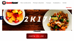 What Sushikushi.pl website looked like in 2017 (7 years ago)