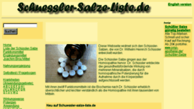 What Schuessler-salze-liste.de website looked like in 2017 (6 years ago)