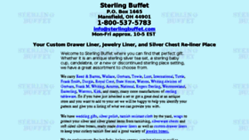 What Sterlingbuffet.com website looked like in 2017 (6 years ago)