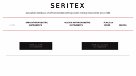 What Seritex.com website looked like in 2017 (6 years ago)