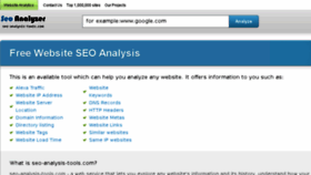 What Seo-analysis-tools.com website looked like in 2017 (6 years ago)