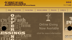 What Spiritofgodcc.org website looked like in 2017 (6 years ago)