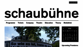 What Schaubuehne.de website looked like in 2017 (6 years ago)