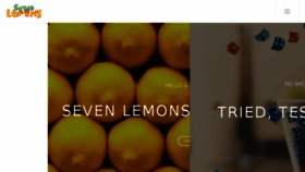 What Sevenlemons.net website looked like in 2017 (6 years ago)