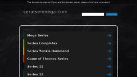 What Seriesenmega.com website looked like in 2017 (6 years ago)