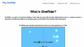 What Sineridergame.com website looked like in 2017 (6 years ago)