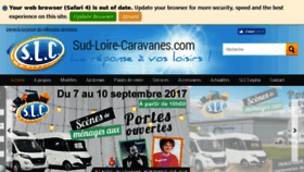 What Sud-loire-caravanes.com website looked like in 2017 (6 years ago)