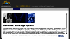 What Sunridgesystems.com website looked like in 2017 (6 years ago)