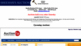 What Sheehansauction.com website looked like in 2017 (6 years ago)