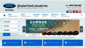 What Shultsfordinc.com website looked like in 2017 (6 years ago)