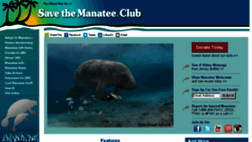 What Savethemanatee.org website looked like in 2017 (6 years ago)