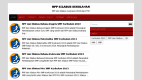 What Sekolahan.net website looked like in 2017 (6 years ago)