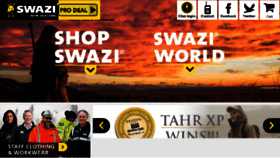 What Swazi.co.nz website looked like in 2017 (6 years ago)