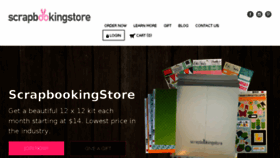 What Scrapbookingstore.com website looked like in 2017 (6 years ago)