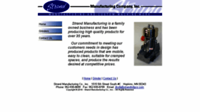 What Strandmanufacturing.com website looked like in 2017 (6 years ago)