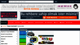 What Sehirrehberiscripti.com website looked like in 2017 (6 years ago)