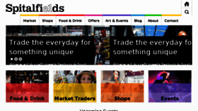 What Spitalfields.co.uk website looked like in 2017 (6 years ago)