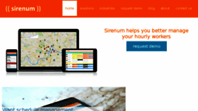 What Sirenum.com website looked like in 2017 (6 years ago)