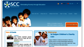 What Saigonchildren.com website looked like in 2017 (6 years ago)