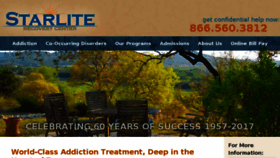 What Starliterecovery.com website looked like in 2017 (6 years ago)