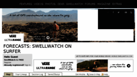 What Swellwatch.com website looked like in 2017 (6 years ago)