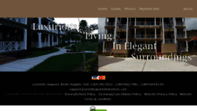 What Serenityapartmentsnevis.com website looked like in 2017 (6 years ago)