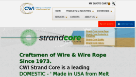 What Strandcore.com website looked like in 2017 (6 years ago)