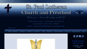 What Stpaulcaledonia.org website looked like in 2017 (6 years ago)