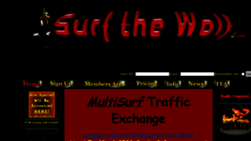 What Surfthewolf.com website looked like in 2017 (6 years ago)