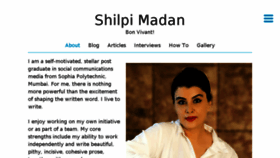 What Shilpimadan.com website looked like in 2017 (6 years ago)