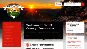 What Scottcounty.com website looked like in 2017 (6 years ago)