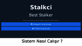 What Stalkci.com website looked like in 2017 (6 years ago)
