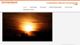 What Sonnentarot.de website looked like in 2017 (6 years ago)